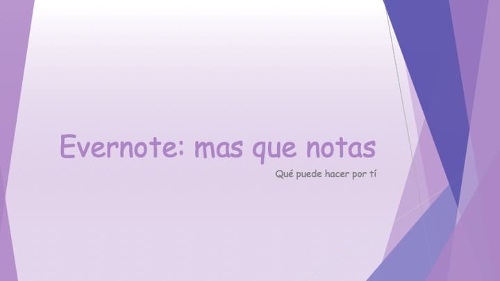 Evernote más que notas